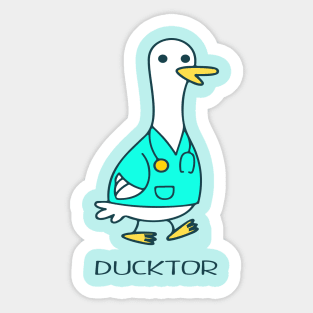 doctor duck Sticker